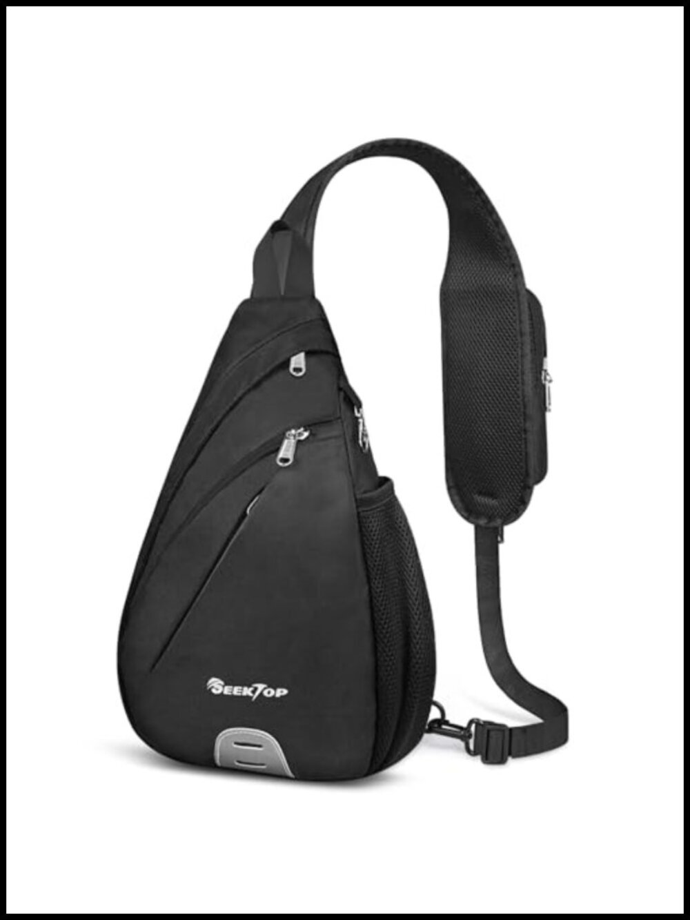 Anti Theft Crossbody Sling Bag RFID Blocking Waterproof Nylon Hiking Daypack